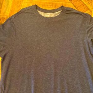 Men navy blue XL short sleeve shirt.